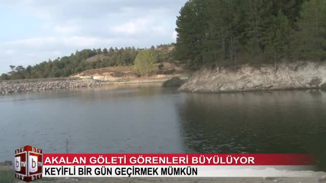 Bursa'da muhteşem güzelliğiyle Akalan Göleti görenleri büyülüyor! (ÖZEL HABER)