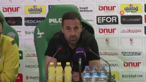 Bursaspor Teknik Direktörü Koşukavak: "İkinci yarı kazanmak için çok uğraştık"