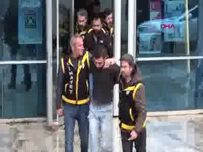 Bursa'da polis memurunu başından vuran şüpheli adliyeye sevk edildi