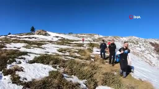 Bursa Uludağ'da kayıp amatör dağcılar işte böyle bulundu