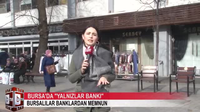 Bursa'da "Yalnızlar Bankı" (ÖZEL HABER)