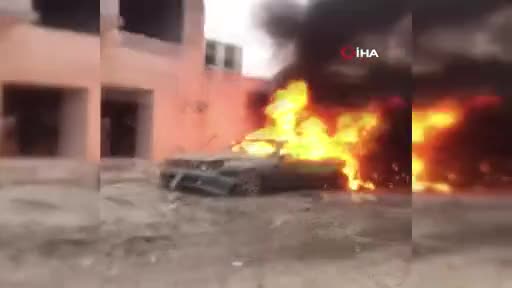 Azez'de füze ve topçu saldırısı düzenlendi