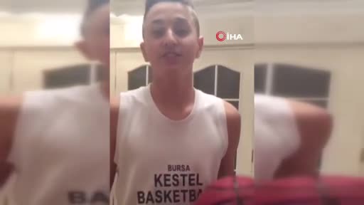 Bursa'da çocuklardan 'Evinde Kal' çağrısına videolu destek