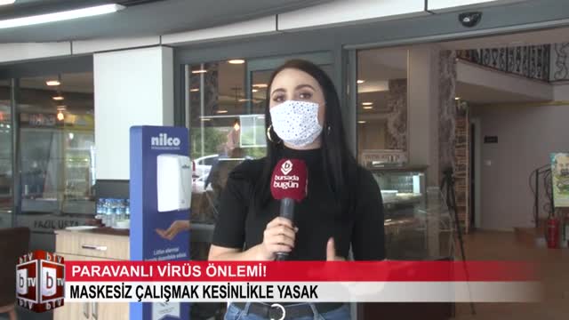 Bursa'da paravanlı virüs önlemi! (ÖZEL HABER)