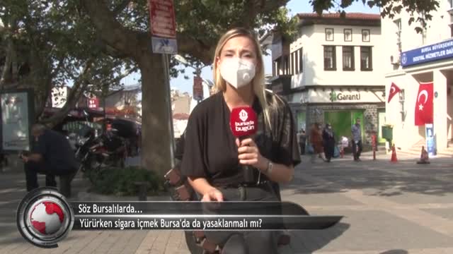 Yürürken sigara içmek Bursa'da da yasaklanmalı mı? (ÖZEL HABER)