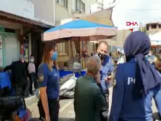 Bursa'da polis karantinayı ihlal eden Kovid-19 temaslısını kahvehanede buldu