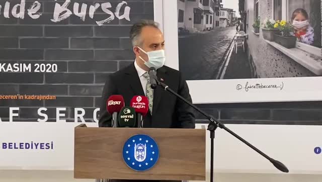 "Hayatın Durduğu Günler-Pandemide Bursa" isimli sergi bugün açıldı!