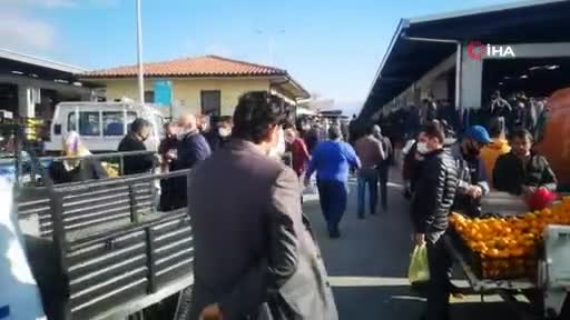 Bursa'da korkutan kalabalık