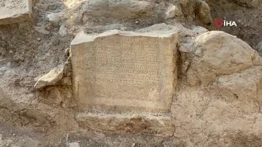 Bursa İznik'te Roma dönemine ait mezar taşı keşfedildi