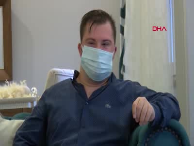 Bursa'da down sendromlu Osman, koronavirüsü yendi