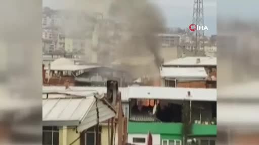 Bursa'da yangından çok korana tehlike saçtı - 2