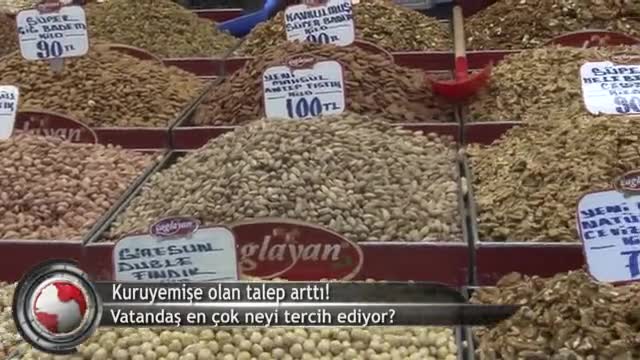 Bursalılar yasaklarda kuruyemişe yoğun ilgi gösteriyor! (ÖZEL HABER)