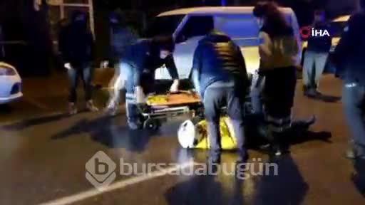 Bursa'da meydana gelen kazada kurye yaralandı
