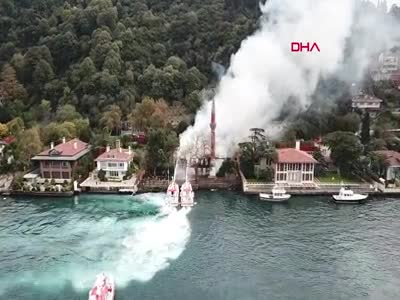 Vaniköy Camii'ndeki yangınla ilgili soruşturma tamamlandı