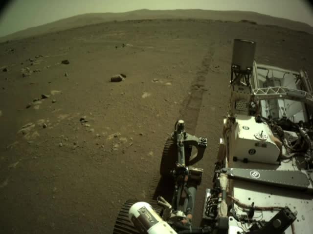 İşte Mars'ın yüzeyindeki ilerleyişin ilk sesi