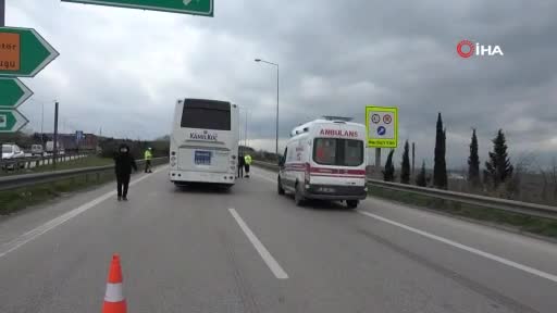 Bursa-İstanbul yolunda zincirleme kaza: 4 yaralı