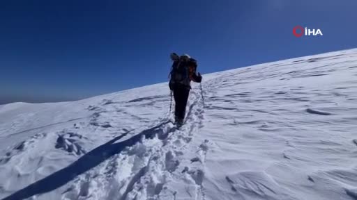 Bursalı dağcıların zorlu yolculuğu belgeselleri aratmadı