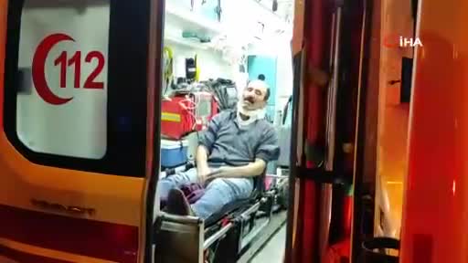 Bursa Kestel'de kamyonetle çarpışan otomobil sürücüsü yaralandı