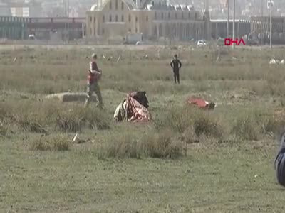 Konya'da askeri gösteri uçağı düştü (Enkazdan görüntüler)