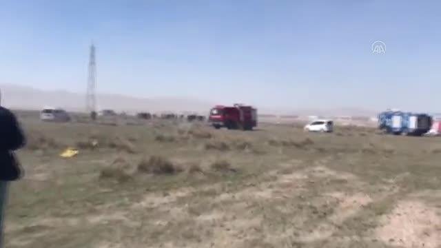 Konya'da askeri gösteri uçağı düştü -2