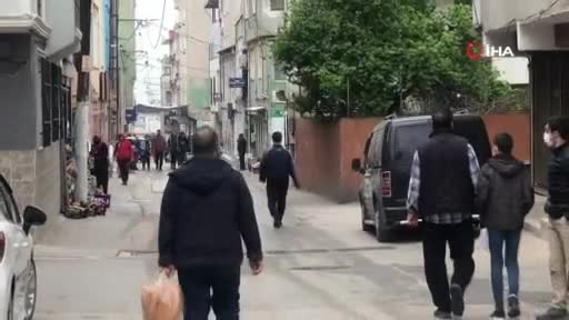 Bursa'da kısıtlamayı dinlemeyen vatandaşlar sokaklara akın etti