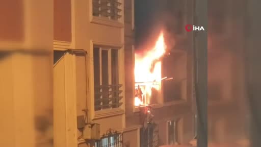Bursa'da korkutan ev yangını!