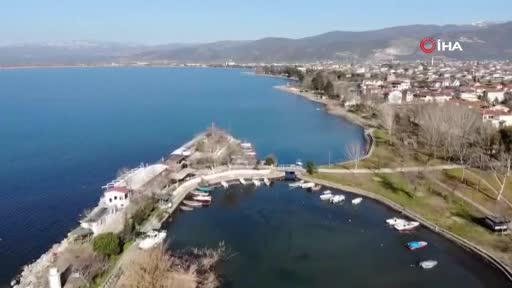 Bursa İznik'te balıkçıların ağına tarihi eser takıldı