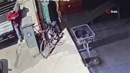 Bursa İnegöl'de bisiklet hırsızlığı anbean kamerada