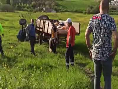 Bursa'da traktörün altında kalan çiftçi öldü