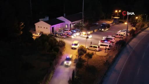 Bursa Orhangazi'de drone destekli uyuşturucu operasyonu