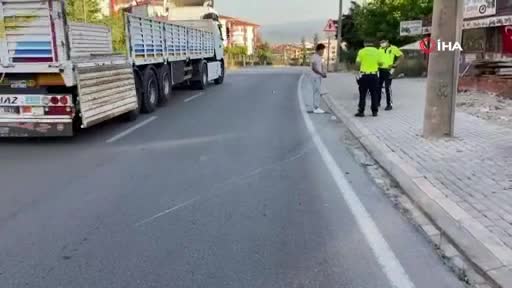 Bursa İnegöl'de elektrikli bisiklet kazası