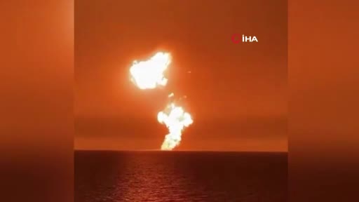 Hazar Denizi'nde şiddetli patlama