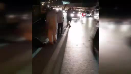 Bursa'da alkollü sürücü kağıt toplayıcısına çarptı