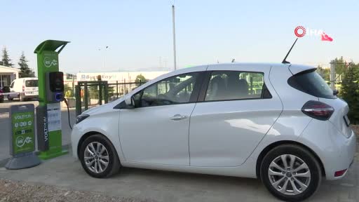 Bursa'da elektrikli araç şarj üniteleri hizmet sunmaya başladı