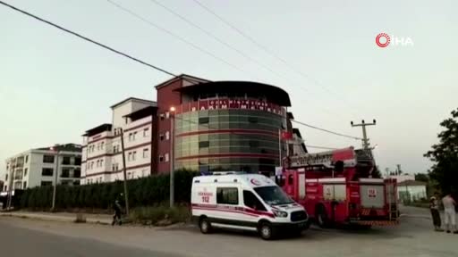 Bursa'da rehabilitasyon merkezinde yangın çıktı!