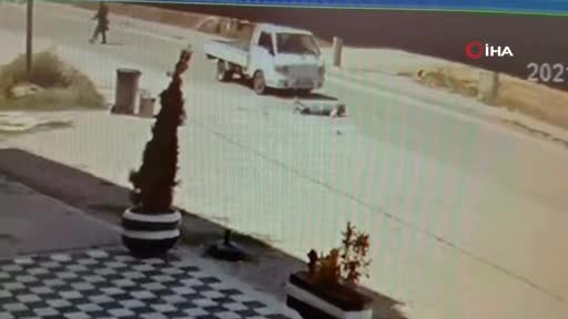 Bursa'da kamyonetin çarptığı kadın yaralandı