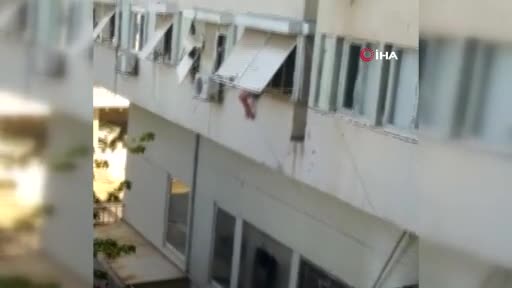 Antalya'da rehin tutulduğunu iddia eden genç kız pencereden atladı