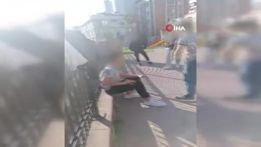 Parkta dehşet! Görüntüleri izleyen baba şikayetçi oldu
