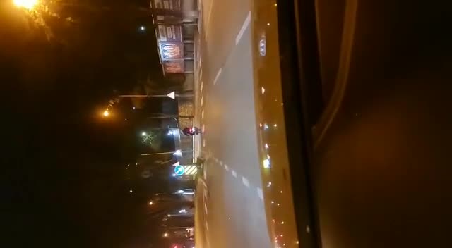 Bursa'da motosikletliden tehlikeli hareketler