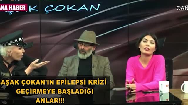 Gazeteci Başak Çokan, canlı yayında kriz geçirdi!