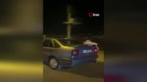 Bursa'da patenle tehlikeli yolculuk