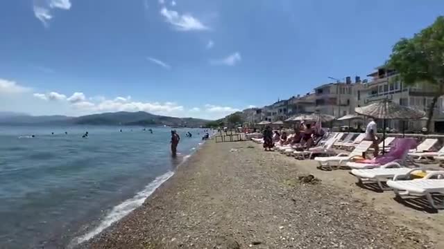 Yaz geldi, Mudanya'da plajlar boş kaldı (ÖZEL HABER)