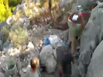 Antalya'da kaçak kazı şüphelisi 3 kişi suçüstü yakalandı