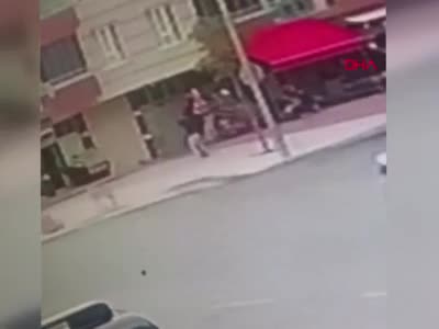 Konya'daki bıçaklı saldırının görüntüleri ortaya çıktı
