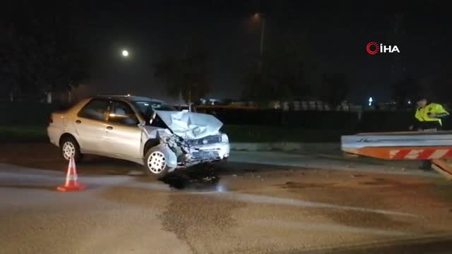 Bursa'da cip yayaya, otomobil de cipe çarptı: 3 yaralı