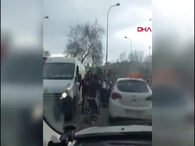 İstanbul'da 'ters yön' kavgası