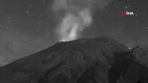 Popocatepetl Yanardağı'nın yakınında göktaşı görüldü