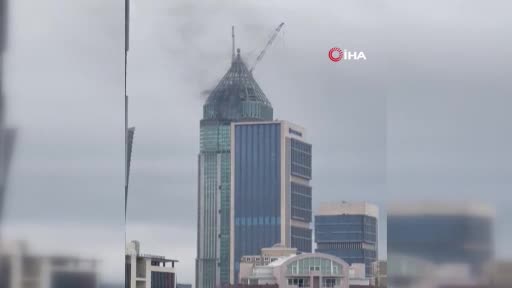 Ümraniye Finans Merkezi'nde yangın