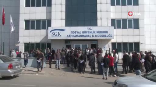 Kahramanmaraş'ta EYT yoğunluğu