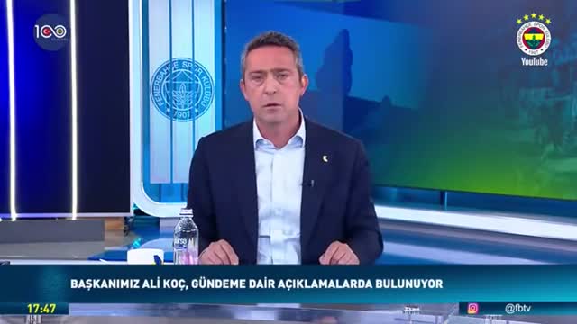 Ali Koç'tan Bakanlara sert sözler: Siyaseti futbola siz sokuyorsunuz